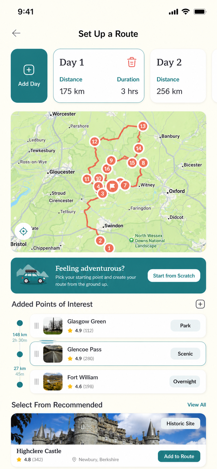Plan Epic Road Trips. From Sunday Drives to European Tours
